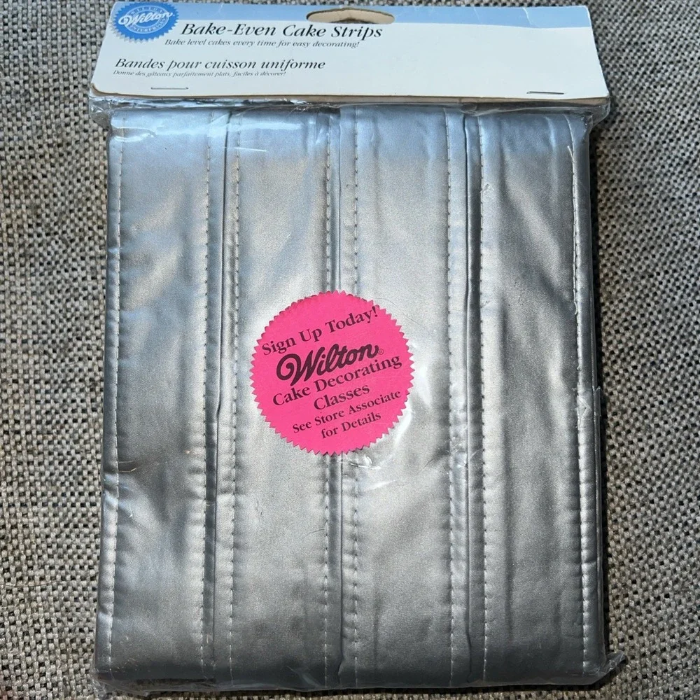 Wilton Bake Even Cake Strips Set of 4 Stock #415-262
